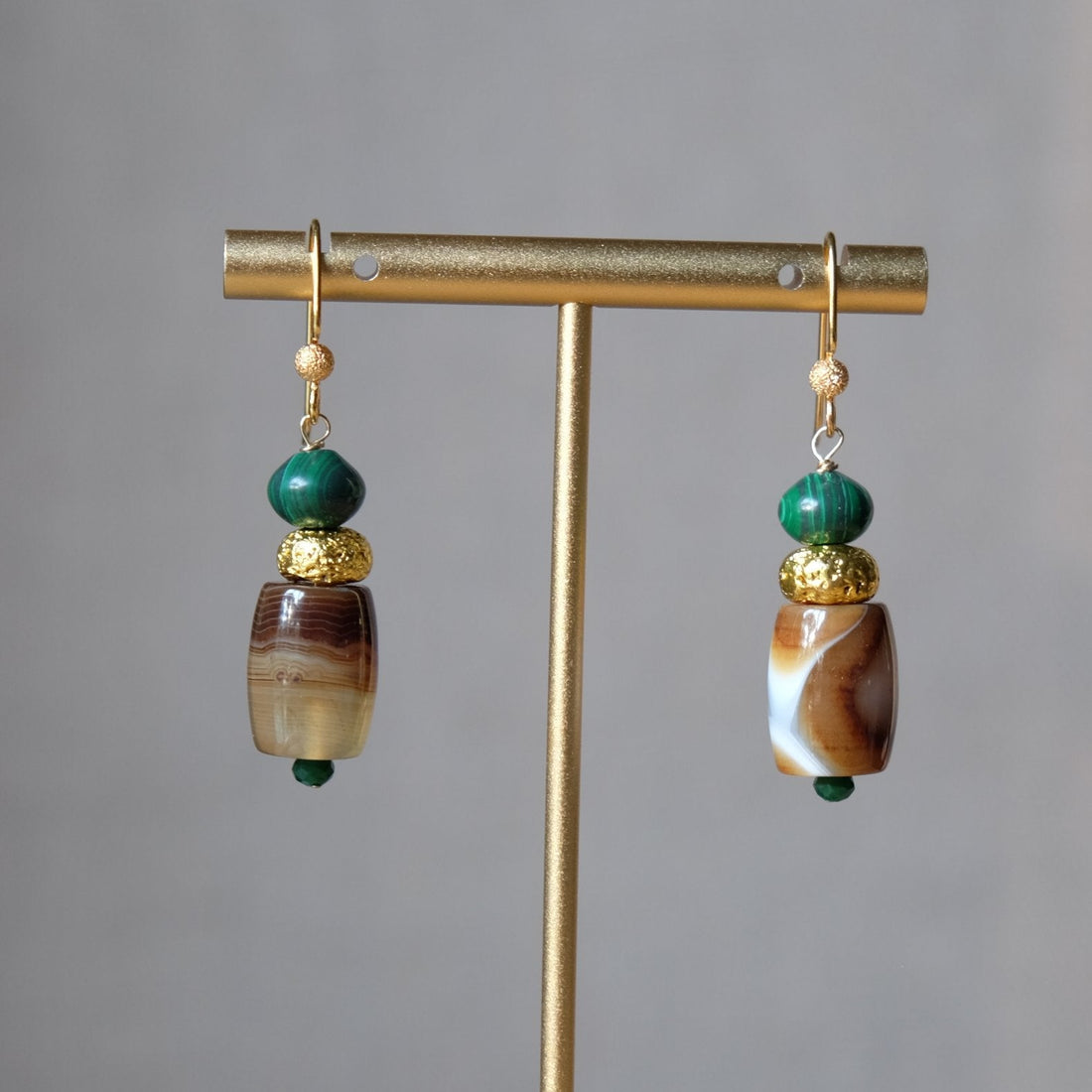 Stylish Tibetan Agate Earrings: The Perfect Accessory for Any Occasion
