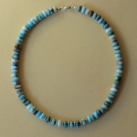 Larimar Beaded Necklace